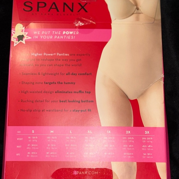 SPANX Red and Black Higher Power Panties Shapewear - Picture 5 of 10